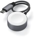 Satechi USB-C Magnetic Charging Cable for Apple Watch - USB-C кабел за зареждане на Apple Watch (18 см) (тъмносив) (ST-TCAW7CM)