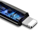 USAMS USB към Lightning кабел за Apple устройства с Lightning порт (60 см) - Usams U-Sun Smart Power-Off Lightning to USB Cable (черен) (US-SJ418)