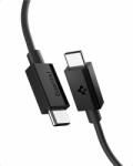 Spigen Кабел с бързо зареждане за устройства с USB-C порт - Spigen Essential USB-C to USB-C Cable 60W (100 см) (черен) (ACA08718)