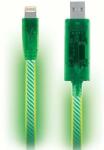 Pilot Eletronics Светещ кабел за iPhone, iPad и устройства с Lightning порт - Pilot Electronics Electro Luminescent Cable (зелен) (EL1402G )