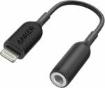 Anker Адаптер от Lightning към 3.5 мм аудио жак за устройства с Lightning порт (10 см) - Anker MFi Lightning to 3.5 mm Audio Adapter (черен) (A8193H11)