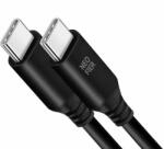 Neofier Кабел с бързо зареждане за устройства с USB-C порт (100 см) (черен) - Neofier USB-C to USB-C Data Cable 60W (NF1CCB0503T)