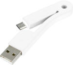 4smarts Компактен сгъваем microUSB кабел за мобилни устройства с microUSB вход - 4smarts FoldLink Micro-USB Mini Cable (бял)