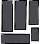 DEMCiflex Set filtre antipraf Demciflex, pentru Lian Li O11 Dynamic (1102)