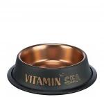 TRIXIE Be Nordic stabil fémtál fekete/bronz 0, 45l (24304)