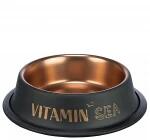 TRIXIE Be Nordic stabil fémtál fekete/bronz 0, 9l (24306)