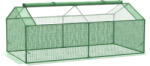 Outsunny Mini sera gradina pentru plante, sera Mica pentru Gradina pe 2 Nivele, pentru legume, fructe din PE, Verde | Aosom Romania (845-608)