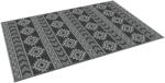 Outsunny Covor Exterior Reversibil, 1, 8 x 2, 75m, Impermeabil pentru Curte, Veranda, Picnic, Plaja, Camping, Negru si Gri | Aosom Romania (844-642V00BK) Covor