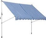 Outsunny Copertina Retractabilă cu Brațe și Manivelă, Rezistentă la Intemperii, Metal și Poliester, 300x150 cm | Aosom Romania (840-183BU)