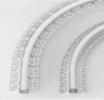 Optonica Hajlítható profil LED szalaghoz, fehér/fehér fedő, Optonica, 15111 (15111)