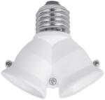 Elmark 2XE27 FOGLALAT ELOSZTÓ E27-2xE27, FEHÉR (99198) - ledvonal