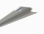 VIALUMIS 635 VL gipszkartonnal kompatibilis eloxált alumínium U-profil LED-szalaghoz 1m, GIPSZ (419969)