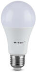 V-TAC LED izzó E27, 8, 5w, 4000K, természetes fehér, 806lm, 200°, fehér, CRI>80, V-TAC, 217261 (217261)