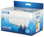 Kobi LED izzó LED izzó GS 10W E27 3000K 6 db-os LED2B kiszerelésben, 800lm, KOBI-001253 (KOBI-001253)