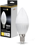 Kobi LED izzó SW E14 3000K Kobi Prémium, 8, 5W, meleg fehér, 1360lm, CRI≥80, KOBI-004458 (KOBI-004458)