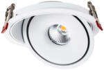 V-TAC Süllyeszthető COB LED mélysugárzó lámpa állítható, 20w, CCT, 1408lm, 25°, fehér, CRI>90, V-TAC, 10581 (10581)