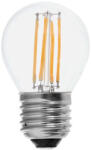 V-TAC LED izzó átlátszó filament Clear gömb alakú E27, 6w, 6500K, hideg fehér, 600lm, 300°, CRI>80, V-TAC, 212844 (212844)