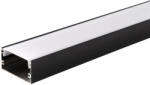 Optonica Alumínium profil LED szalaghoz 40*20mm, fekete/fehér fedő, Optonica, 5122 (5122)