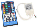 Ledline LED szalag vezérlő RGBW IR 12V 8A + 40 gombos távirányító, LED line, LL-248191 (LL-248191)