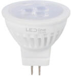 GMLedline MR11 LED izzó, 10-14 V AC/DC, 3W, meleg fehér, 5 év garancia, 2700K, 330lm, CRI≥80, LED line, LL-248139-II (LL-248139-II)