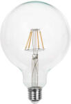 V-TAC LED izzó átlátszó filament gömb alakú E27, 12w, 6500K, hideg fehér, 1521lm, 300°, CRI>80, V-TAC, 217455 (217455)