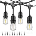 Kobi Garland MIMOSA LED fényfüzér szett 10m 10x1W E27 10W, 2700K, meleg fehér, 500lm, CRI≥80, IP44, KOBI-002321 (KOBI-002321)