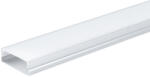 Optonica Alumínium profil LED szalaghoz 30*10mm, ezüst/fehér fedő, 2 méter, Optonica, 5115 (5115)