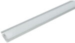 ELMARK Elm718/2 Aluminium Profil Led Szalaghoz, Matt Takaróprofil, Süllyesztett Szerelésű 2m (99acc12)
