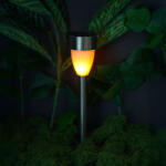 Modee LED szolár napelemes leszúrható flame, 1800K, műanyag, IP44, Modee, ML-GS035 (ML-GS035)