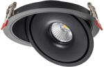 V-TAC Süllyeszthető COB LED mélysugárzó lámpa állítható, 28w, CCT, 2500lm, 25°, fekete, CRI>90, V-TAC, 10582 (10582)