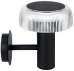 LED Line Suntis napelemes fali lámpatest, 3000K, 170lm, 2Ah, USB-C, kerek, IP54, fekete, PRIME, meleg fehér, CRI≥80, LED line, LL-217577 (LL-217577)