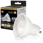 Kobi LED izzó GU10 7W 3000K Kobi Prémium, meleg fehér, 630lm, CRI≥80, KOBI-001227 (KOBI-001227)