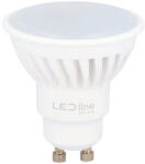 GMLedline GU10 LED izzó, 10W, meleg fehér, 5 év garancia, 3000K, 1400lm, CRI≥80, LED line, LL-209633 (LL-209633)