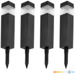 Kobi Napelemes LED leszúrható kerti lámpa AURORA 6000K IP44 4 db-os LED2B csomag, hideg fehér, CRI≥70, KOBI-002231 (KOBI-002231)