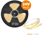 Kobi LED szalag TRAMO 320 COB 5m 3000K 24V IP20 Kobi Prémium, 5W, meleg fehér, 460lm, CRI≥90, szabályozható, KOBI-004616 (KOBI-004616)