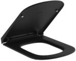 Kludi Resa S - WC-ülőke Slim, SoftClosing, QuickRelease, matt fekete 27WCS39 (27WCS39)
