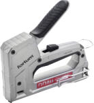 FORTUM tűzőgép, ALUházas, profi, 6 funkciós; kapocs: 6-14×10, 6mm és ×11, 3mm, U-kapocs10-14×7, 6mm, szegek: max. 15×2×1, 2mm (4770704)
