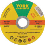 York 115x1x22.23mm a60tbf inoxvágókorong, t41 yrk2304770k