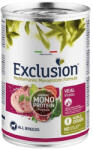 Exclusion Mono Noble Grain Adult Veal Konzerv 400g borjúhúsos kutyakonzerv