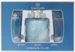 Sergio Tacchini Pachet SERGIO TACCHINI Ocean Club apa de toaleta 100 ml + gel de dus 100 ml + lotiune dupa barberit 100 ml H (810876033619)