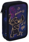 COOLPACK - Jumper 2 felszerelt 2 emeletes tolltartó - Disney - Stitch Gold (F066948) (F066948)