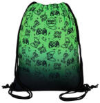 COOLPACK - First zsinóros hátizsák, tornazsák - Gradient Green - Game Over (F159969) (F159969)