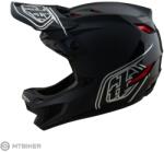 Troy Lee Designs D4 POLYACRYLITE sisak, árnyékfekete (XS (53-54 cm))