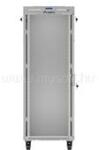 Lanberg 19" szabadon álló rack szekrény 32U/600X800 üvegajtó, lapraszerelt, LCD kijelző, V2 (szürke) (FF01-6832-12SL) (FF01-6832-12SL)