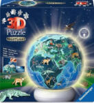 Ravensburger 3D пъзел Ravensburger от 72 части - Земята нощем (със светлина) (12008055)