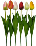  Élethű szálas selyem tulipán 53cm több színben választható/db