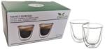 Del Caffe Set 2 Pahare Thermo Cu Pereti Dubli Del Caffe Espresso 80ml Transparent (ESPRESS80) Pahar
