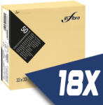 INFIBRA szalvéta 33x33cm pezsgő 2 rétegű 50 lap/csomag (18 csomag) (I0330-KARTON)