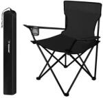 Trizand összecsukható Horgászszék huzattal, Fekete (23673)