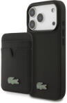 Lacoste Iconic Petit Pique MagSafe Tok + Pénztárca iPhone 17 Pro Készülékhez Fekete
